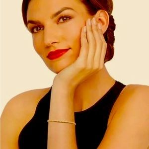 "Diamond" Tennis Bracelets - 18 K Gold Plated